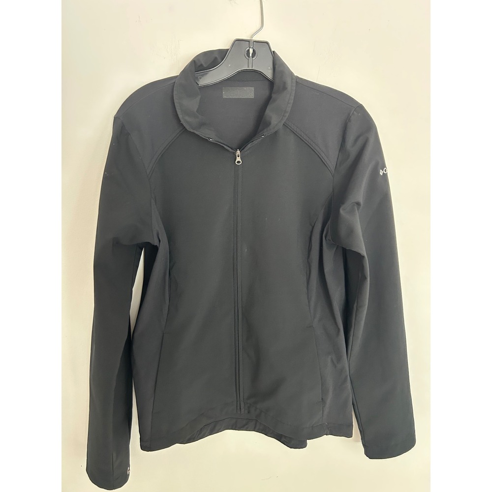 Columbia Womens Black Softshell Full Zip Jacket AL3092 Size S
